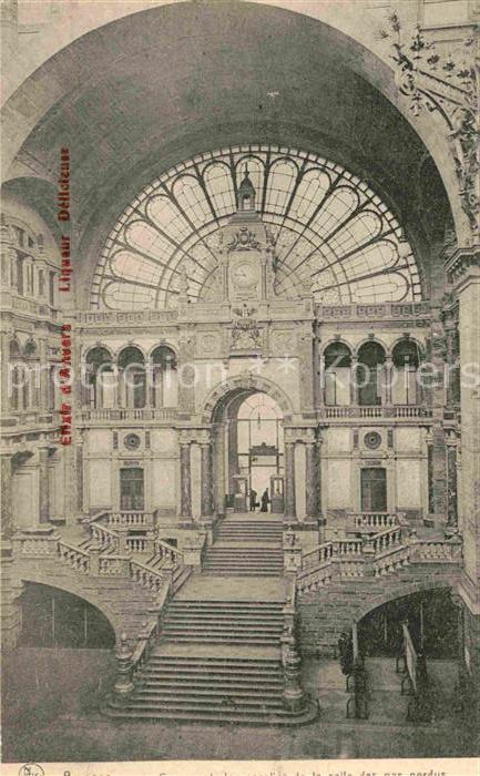 Anvers Antwerpen Salle des pas perdus