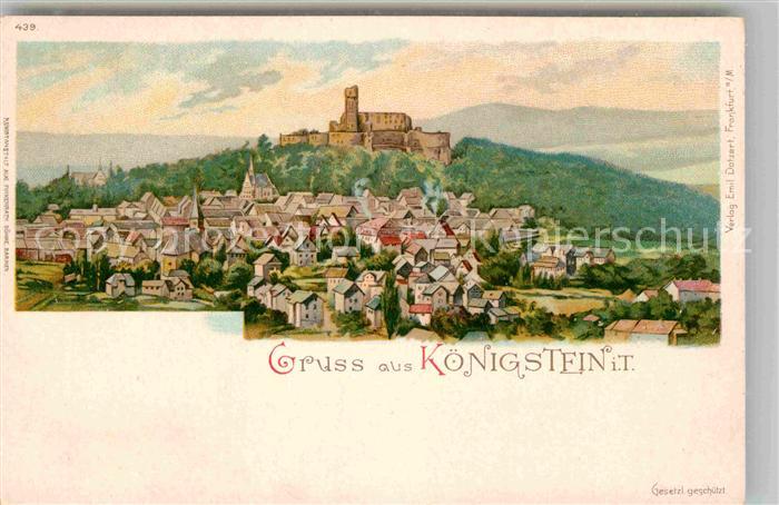 Koenigstein Taunus Ruine Panorama