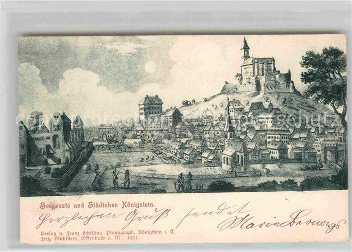 Koenigstein Taunus Burgveste Staedtchen