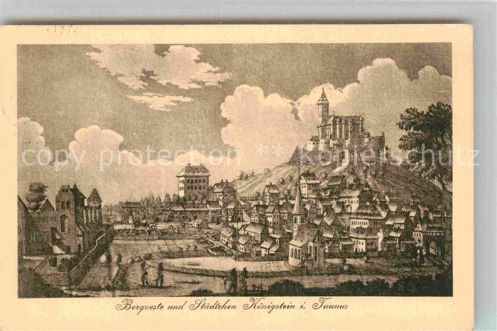 Koenigstein Taunus Burgveste Staedtchen