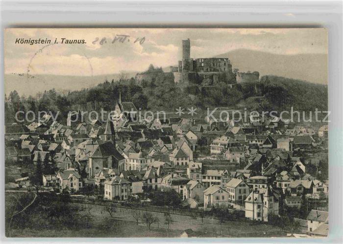 Koenigstein Taunus Burg Panorama