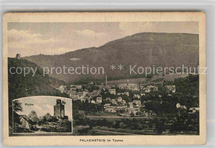 Falkenstein Taunus Ruine Panorama