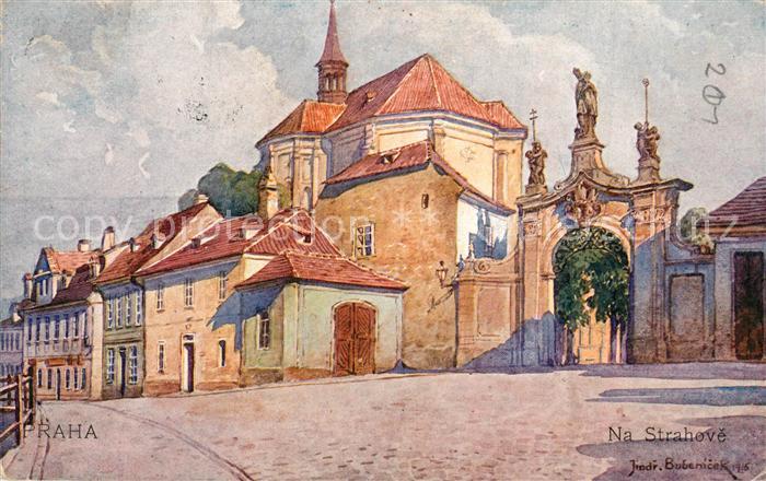 Praha Prahy Prague Na Strahove