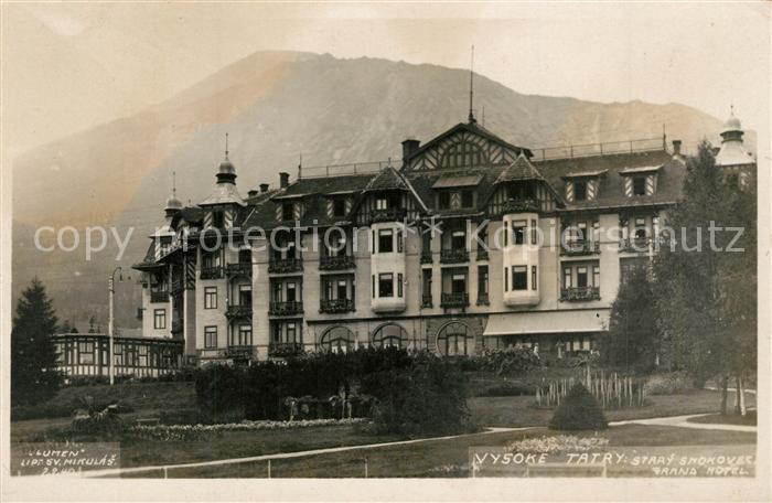 Vysoke Tatry Stary Smokovec Grand Hotel