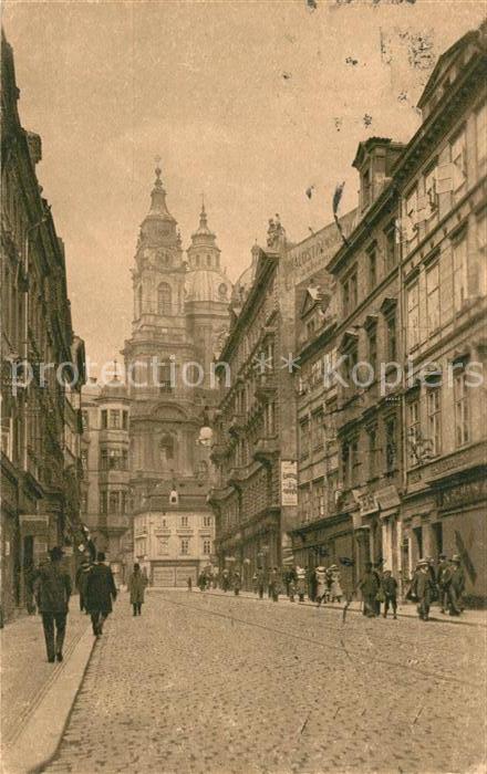 Prag Prahy Prague Strassenpartie