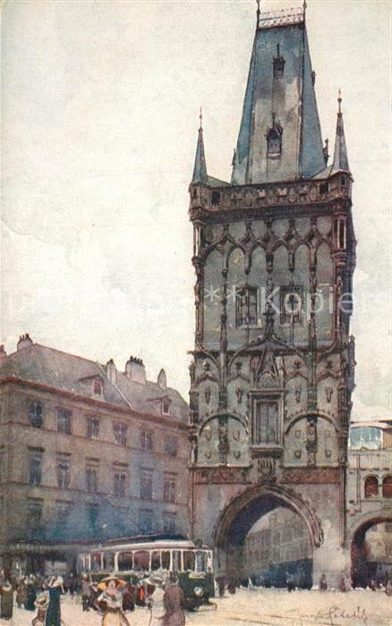 Prag Prahy Prague Pulverturm