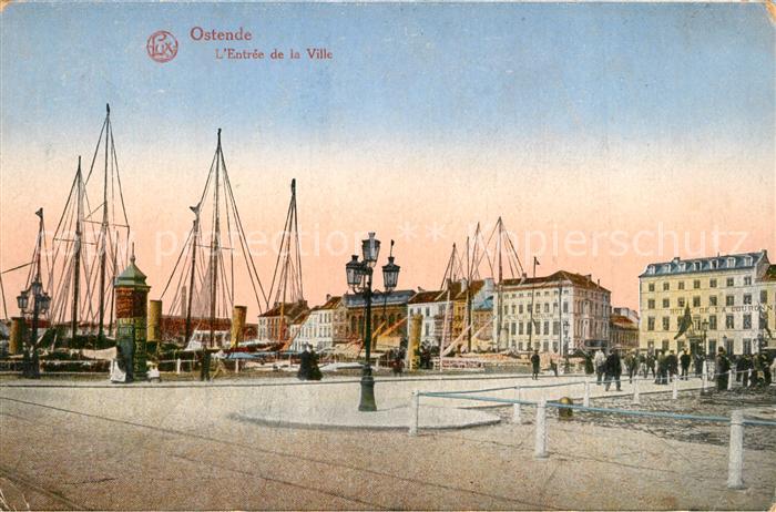 Ostende Oostende Entree de la Ville