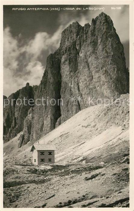 Croda da Lago Rifugio Antermoia