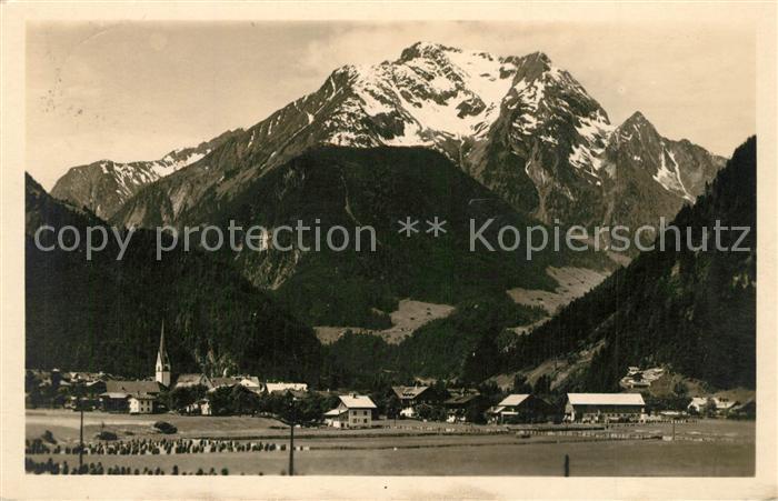 Mayrhofen Zillertal mit Gruenbergspitze