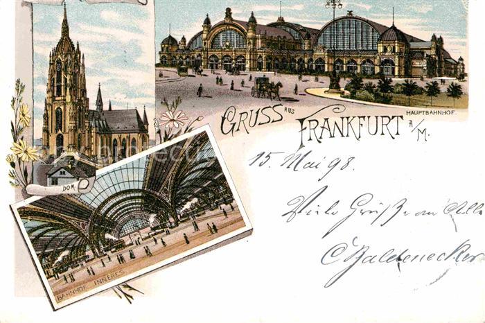 Frankfurt Main Hauptbahnhof Dom