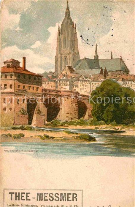 Frankfurt Main Alte Mainbruecke Muehle