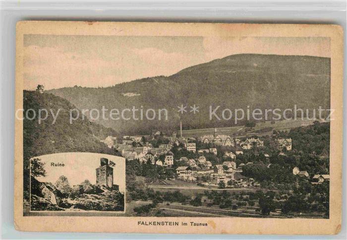 Falkenstein Taunus Ruine Panorama