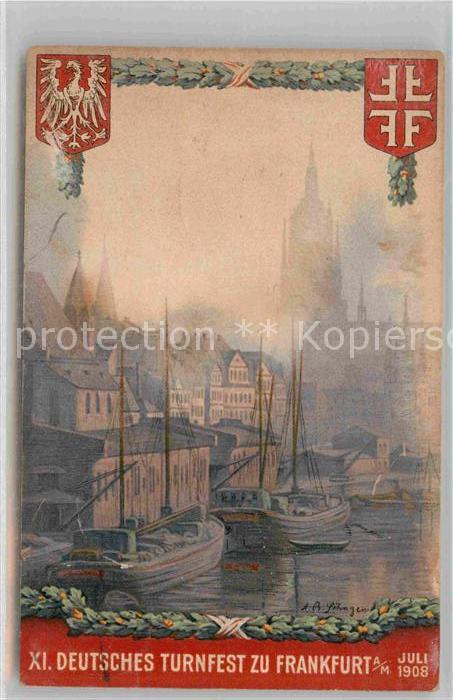 Frankfurt Main Deutsche Turnfest Hafen