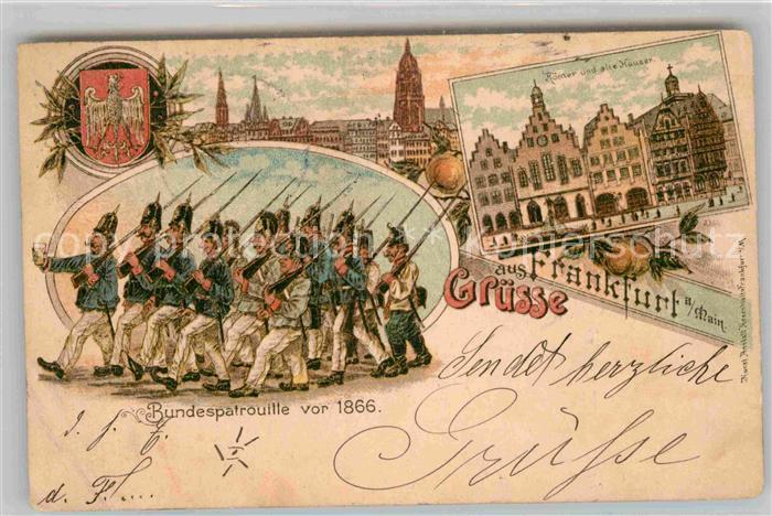 Frankfurt Main Bundespatrouille Roemer