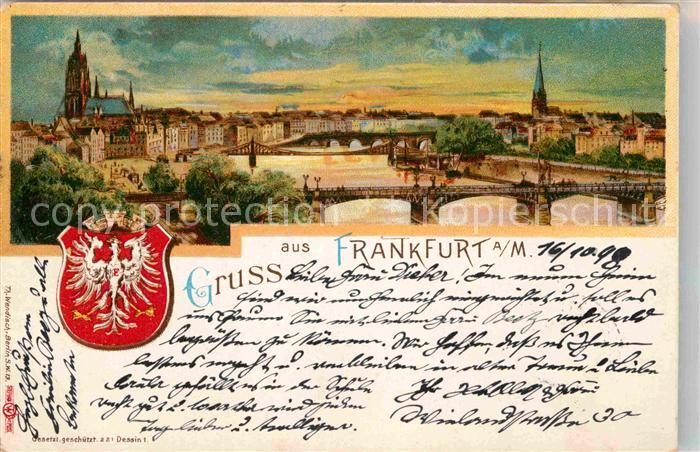 Frankfurt Main Panorama