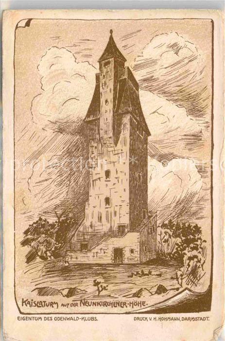 Gadernheim Kaiserturm Neunkirchener Hoehe