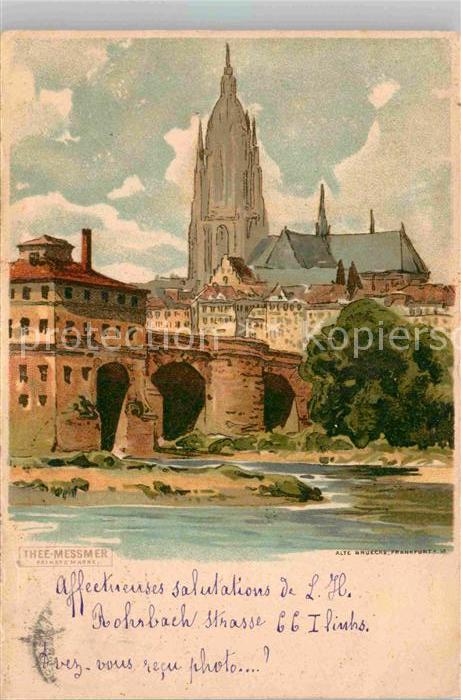 Frankfurt Main Alte Bruecke