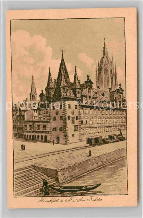 Frankfurt Main Faehrtor Kuenstler Quirin