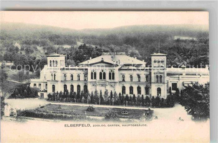 Elberfeld Wuppertal Zoologischer Garten Hauptgebaeude