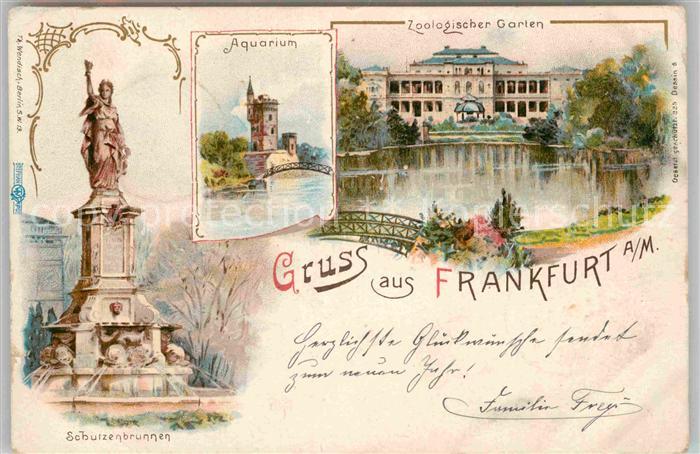 Frankfurt Main Aquarium Zoologischer Garten Schuetzenbrunnen