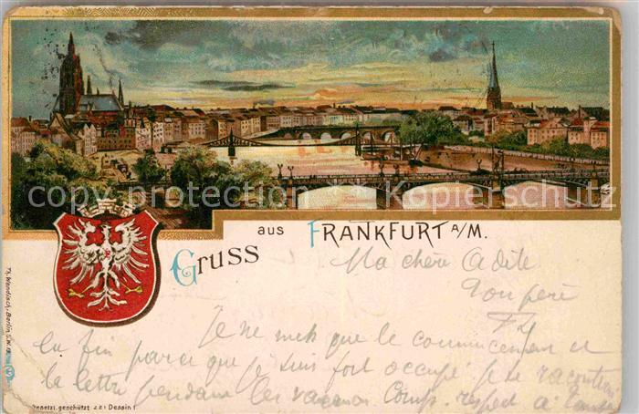 Frankfurt Main Dom Panorama