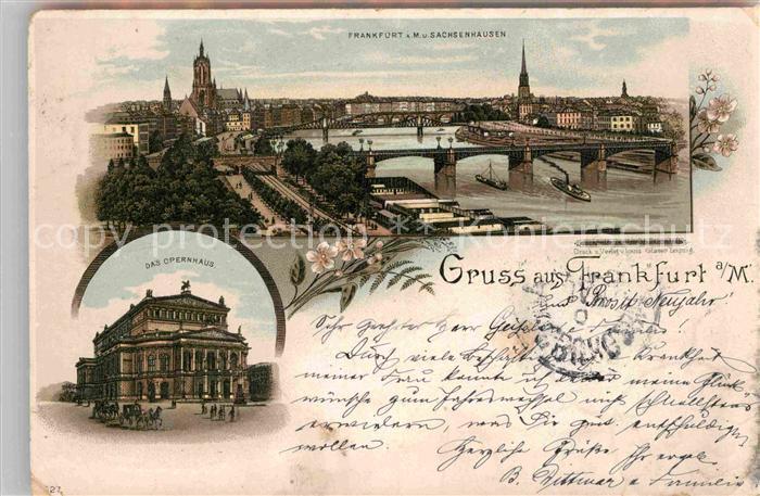 Frankfurt Main Sachsenhausen Opernhaus