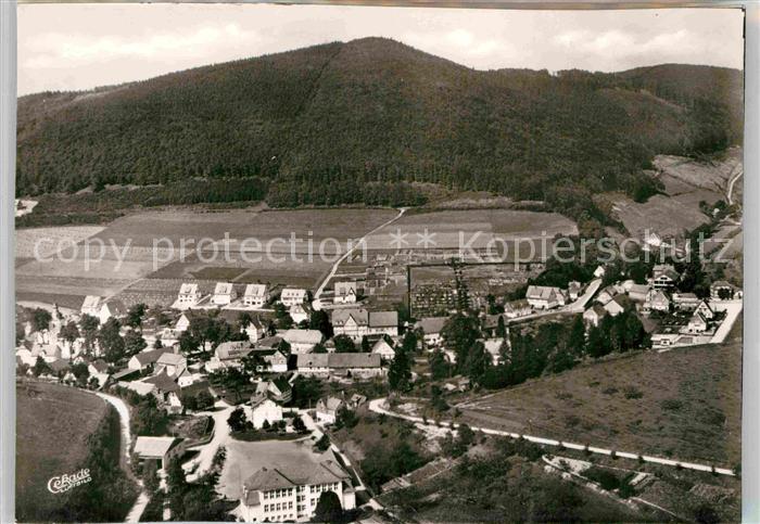 Oberkirchen Sauerland Gasthof Schuette Luftaufnahme