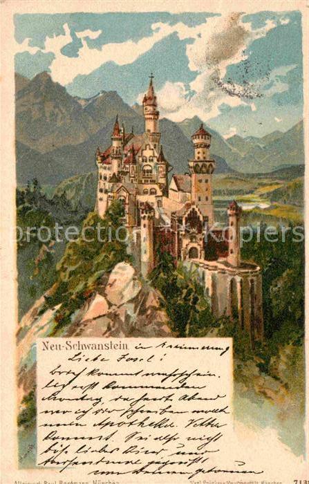 Fuessen Allgaeu Neuschwanstein Schloss