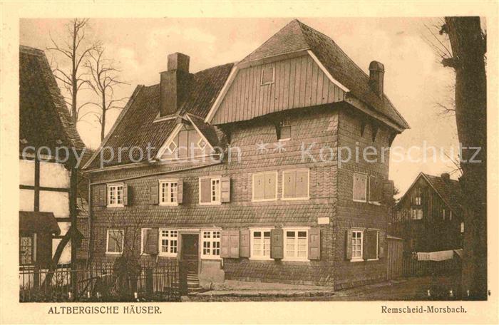 Morsbach Sieg Altbergische Haeuser