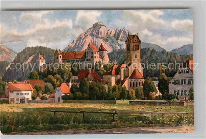 Fuessen Allgaeu Saeuling Gemaelde Marschall