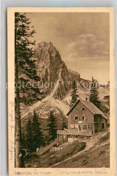 Fuessen Allgaeu Rheintal Otto Mayr Huette