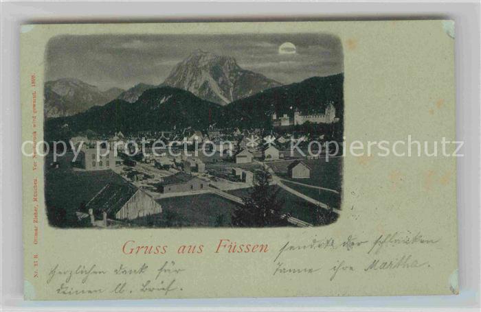 Fuessen Allgaeu Panorama