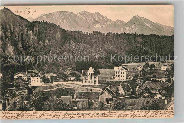 Fuessen Allgaeu Panorama