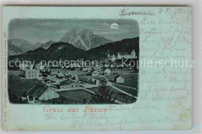 Fuessen Allgaeu Panorama