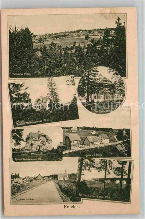 Kniebis Freudenstadt Badischer Weiler Kurhaus Lamm Kirche