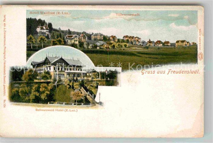 FREUDENSTADT BW Hotel Schwarzwald Hotel Waldlust Villenvorstadt