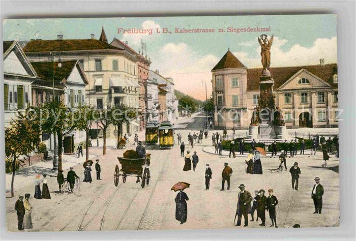 Freiburg Breisgau Kaiserstrasse Siegesdenkmal