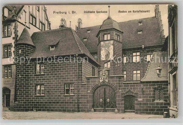 Freiburg Breisgau Staedtische Sparkasse Kartoffelmarkt