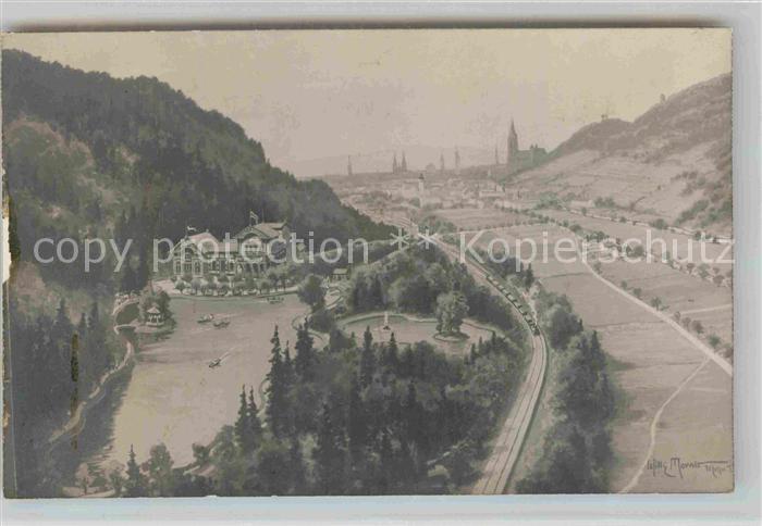 Freiburg Breisgau Waldsee Kuenstlerkarte
