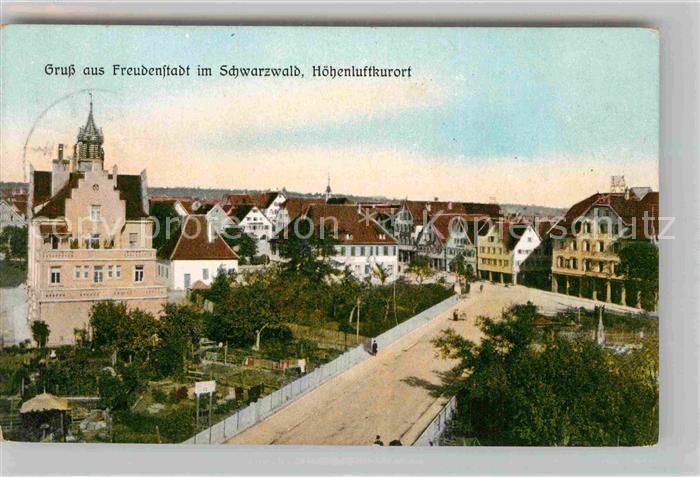 FREUDENSTADT BW Rathaus Stadtansicht