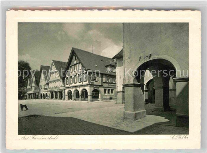FREUDENSTADT BW Marktplatz Torbogen