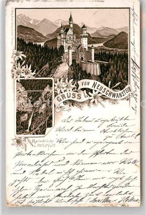 Fuessen Allgaeu Schloss Neuschwanstein