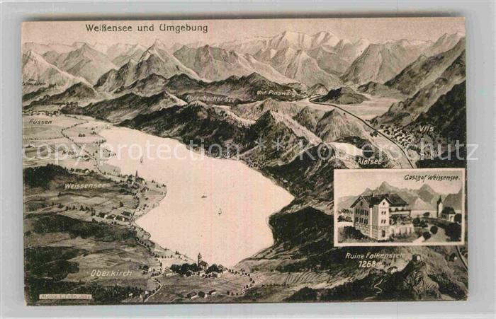 Fuessen Allgaeu Weissensee