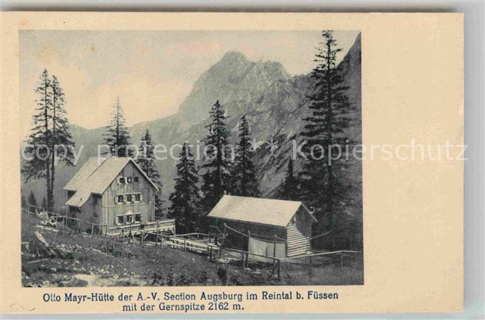 Fuessen Allgaeu Otto Mayr Huette