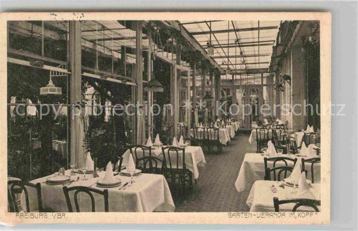 Freiburg Breisgau Garten Veranda im Kopf