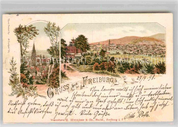 Freiburg Breisgau Teilansicht Muenster