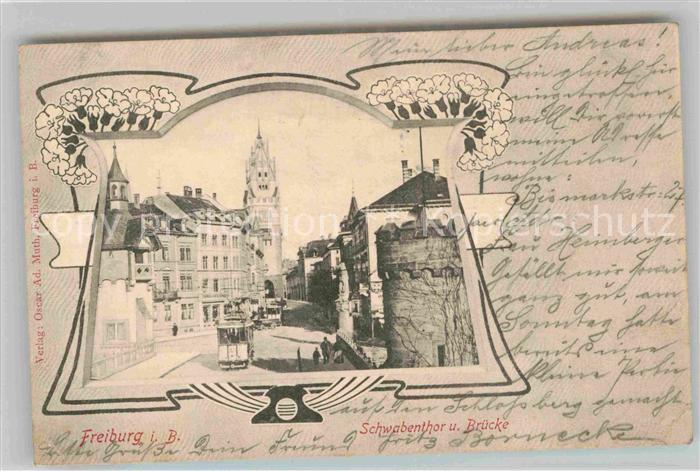 Freiburg Breisgau Schwabentor Bruecke