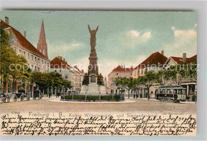 Freiburg Breisgau Kaiser Wilhelm Platz Siegesdenkmal
