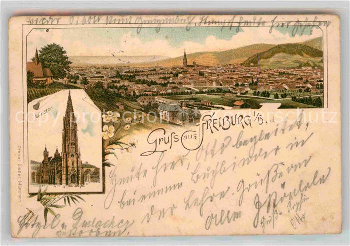 Freiburg Breisgau Teilansicht Muenster