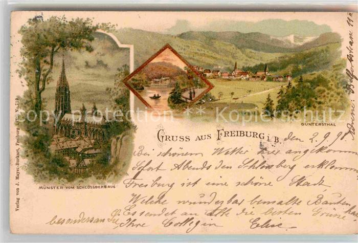 Freiburg Breisgau Guenterstal Muenster